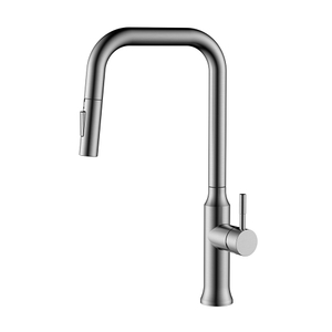 Satin Edelstahl Pull Down Spray Küchenhahn down