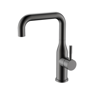 U -Form Edelstahl -Gunmetal -Badezimmer -Becken -Fader